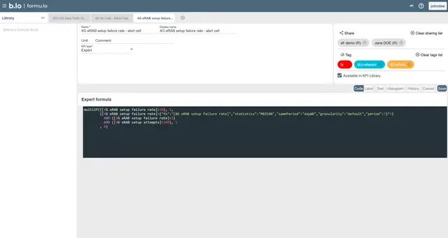 formu.lo: Raw counters into KPIs